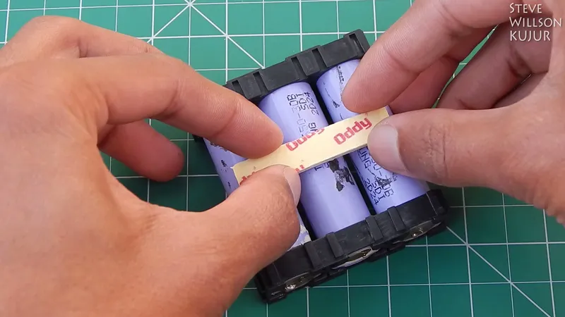 Attaching the BMS & Battery Holder