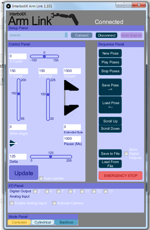 Making the ArmSequence File