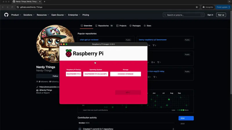 Raspberry PI & AI Camera (Sony IMX500) Setup