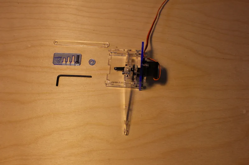 Assemble the Base - Left Side Levers