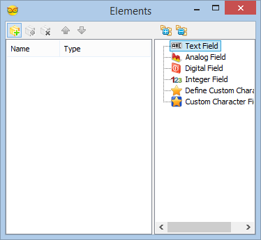 In Visuino: Add, and Setup Text and Analog Value Elements to Display the Latitude