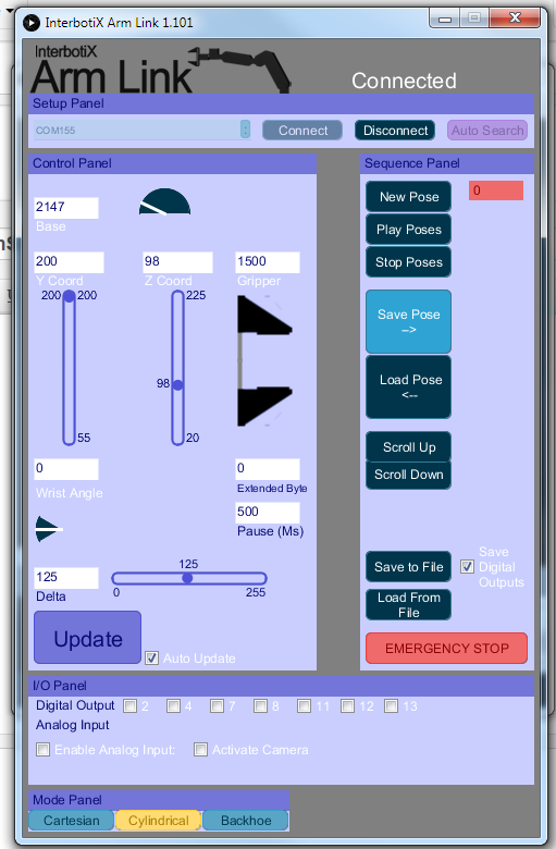 Making the ArmSequence File