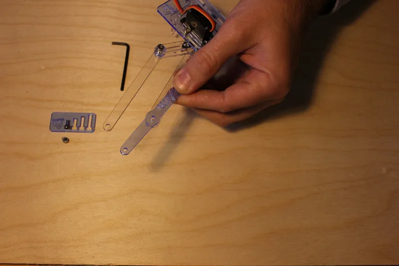 Assemble the Base - Left Side Levers