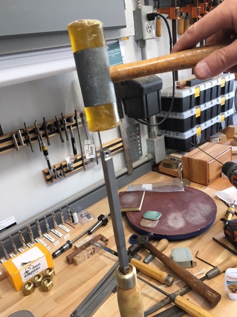 Hand Grind the 304 SS to Better Fit in the Handle