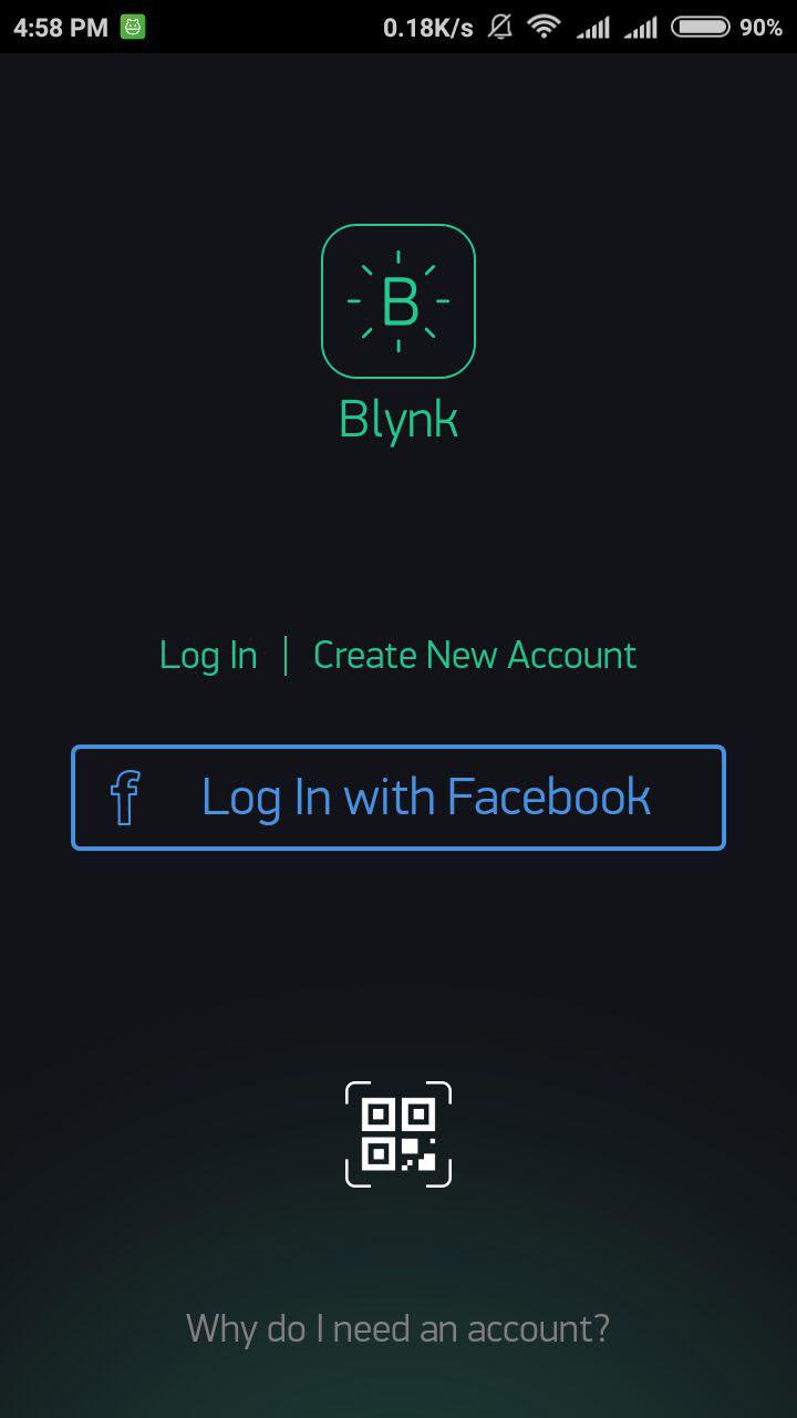 Setting Up Blynk App