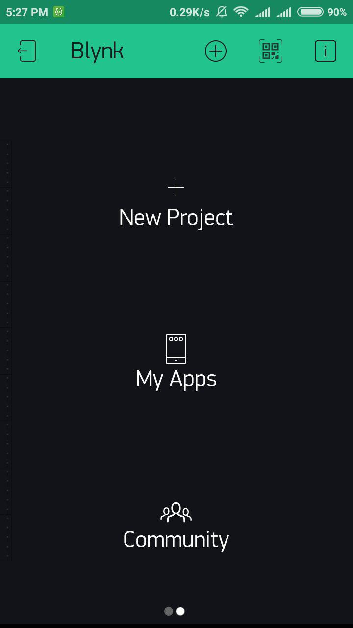 Setting Up Blynk App