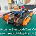 Arduino Bluetooth Tank With Custom Android Application (V1.0)