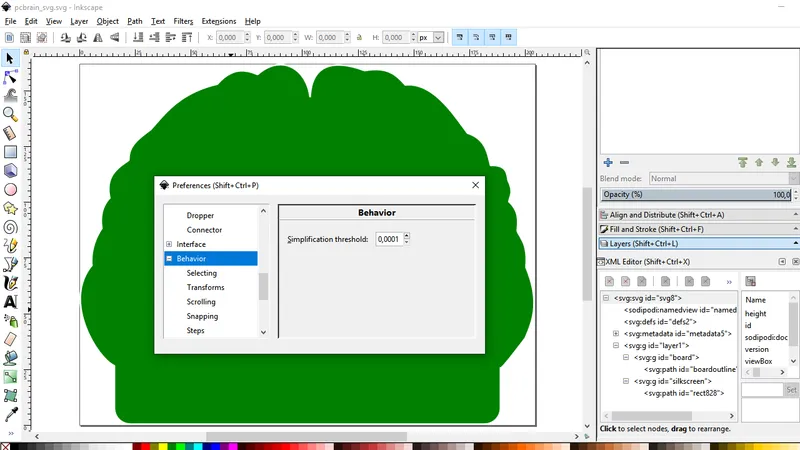Creating a Custom Shape With Inkscape