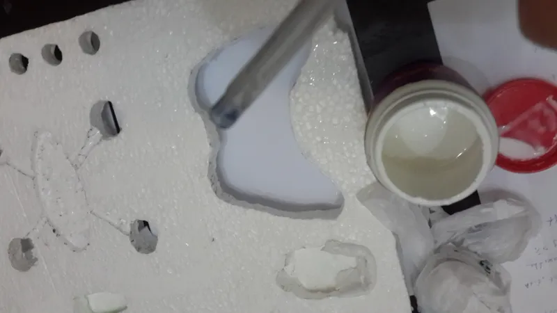 Cover the Foam With Cloth