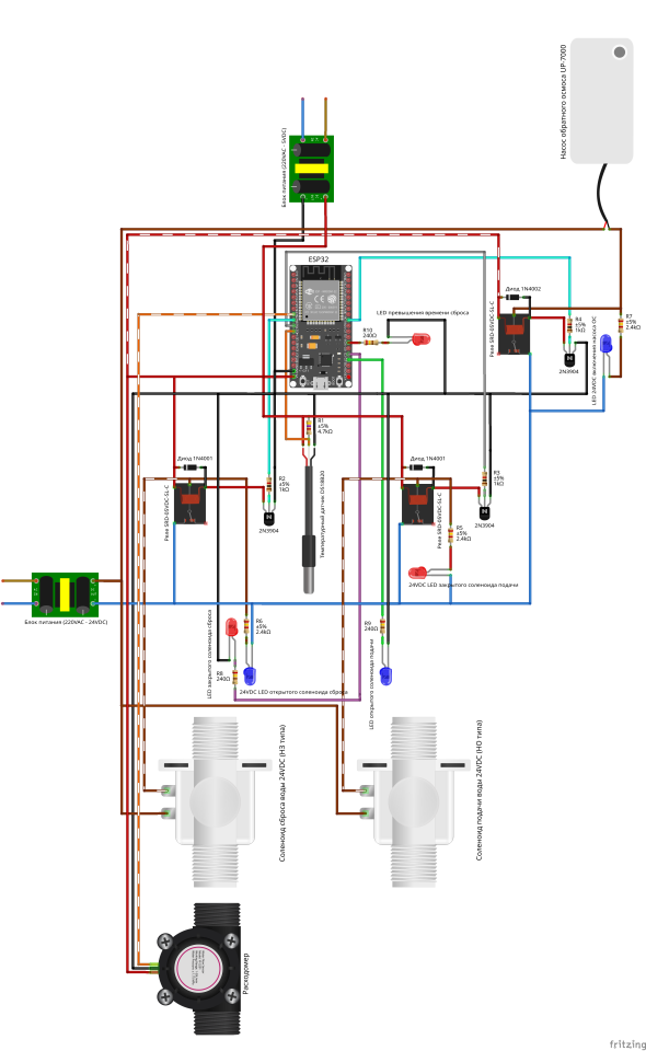 Control unit soldering