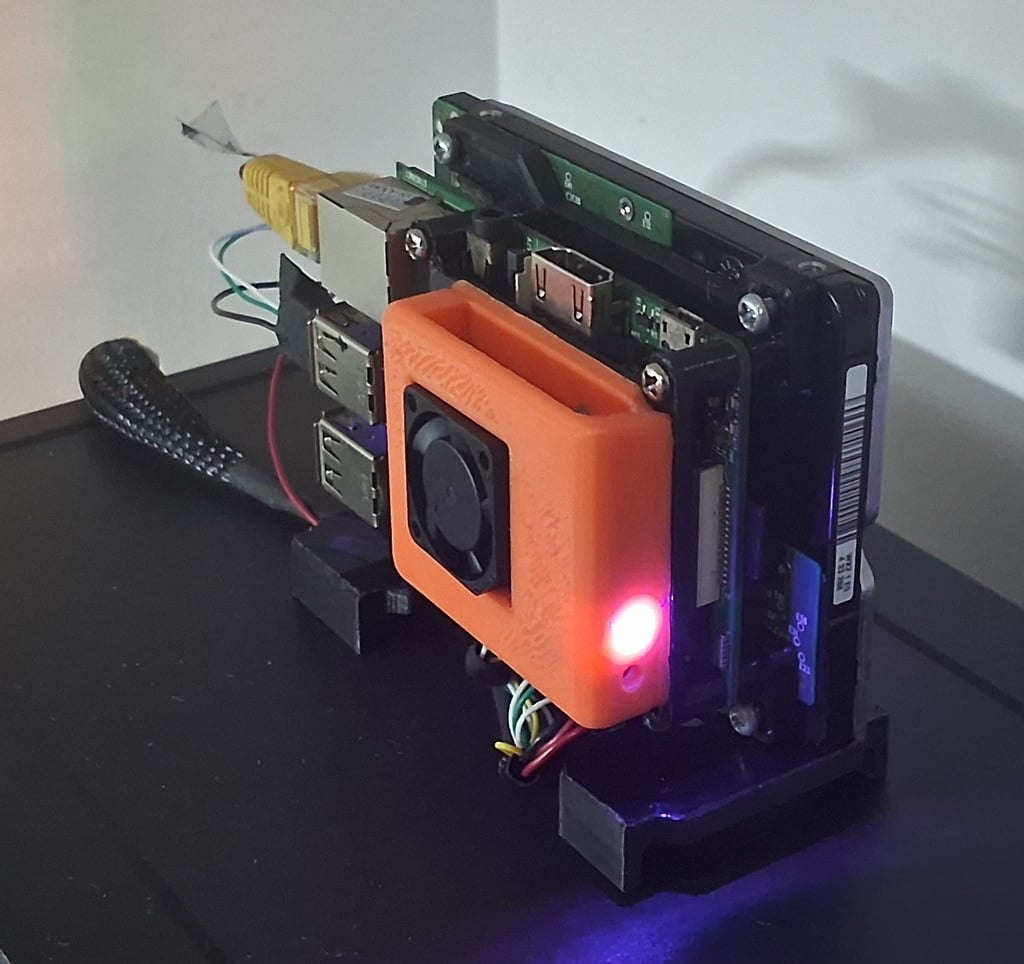 Case Raspberry Pi com SSD/HD