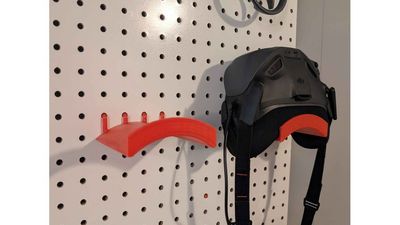 Pegboard FPV Goggle Holder - Extended