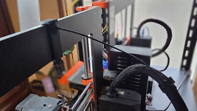 Prusa MK3S Extruder Cable Support (Filament Tether)