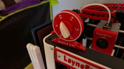 Print-in-Place Nozzle Size Indicator with Clicks (3D Printer Top Mounted)