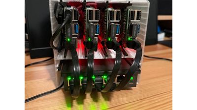 pioe3 - Raspberry Pi 4 PoE+ 4 node cluster