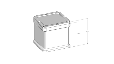 Battery pack casing (Li-Ion 21700)