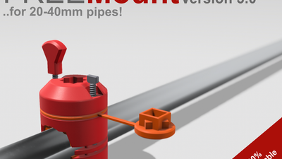 FREEMount Pipe-Edition 100% printable