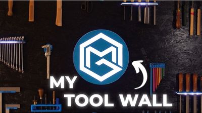 Custom LED Illuminated Tool Wall