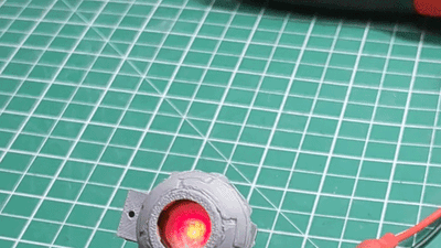 Terminator Iris Eyes for 9g servo and WS2812 LEDs