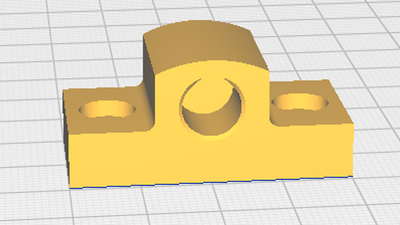 Anet E10 Linear Rod Holder – Crack-Resistant Remix (with optional Y End Stop tab)
