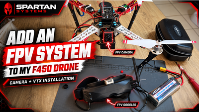 FPV Camera and Gopro Mount for F450 droen