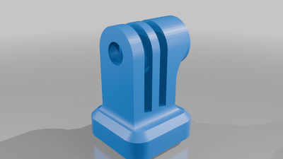 Go Pro to threaded mount adapter