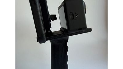 Creality Pika handle with phone mount