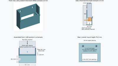 UniFi SuperLink Gateway Wall Mount — Hidden Ethernet Cable