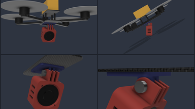 PZ5 Rear-Facing DJI Action 2 Belly Mount